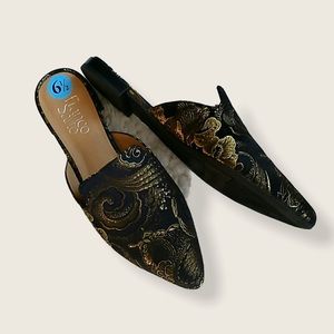 FRANCO SARTO Slide Mule Pointy Oriental Shoes